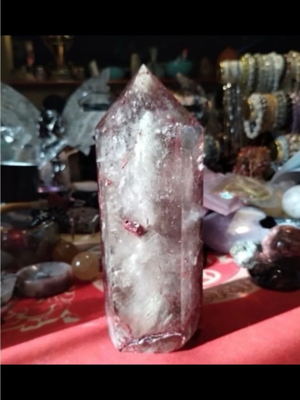 Harlequin Quartz Tower HQ RARE STUNNING